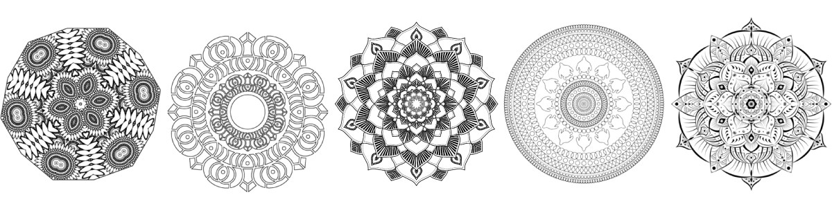 Mandala colouring